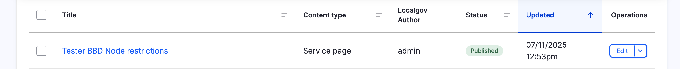 Allowed Role - Content